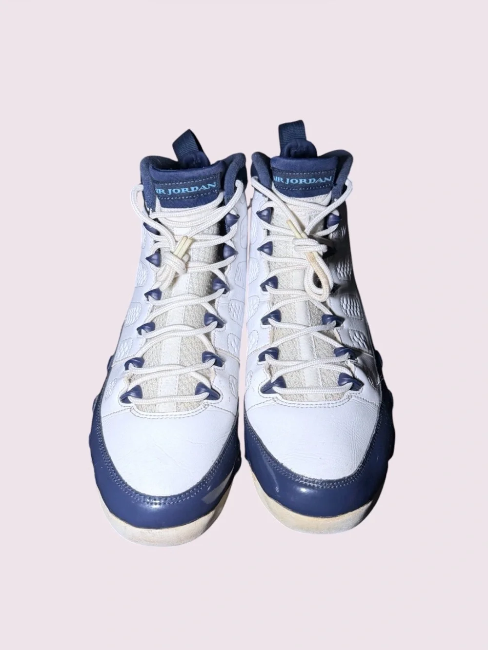 Size 10 - Air Jordan 9 Retro University Blue 302370-145 OG White UNC